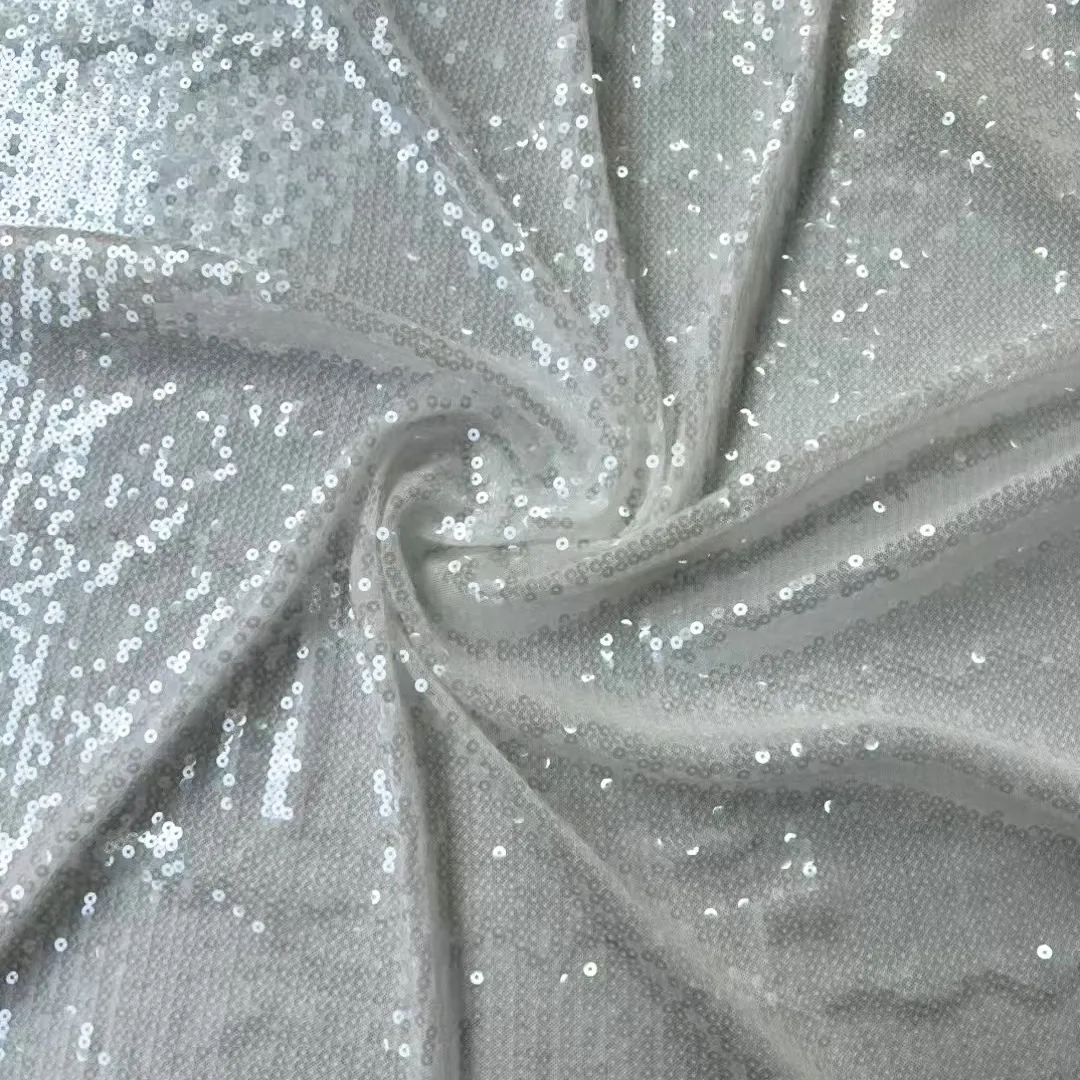 beautiful allover clear sequin mesh fabric beautiful allover clear sequin mesh fabric