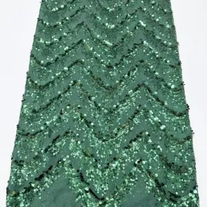chevron zigzag sequin mesh fabric