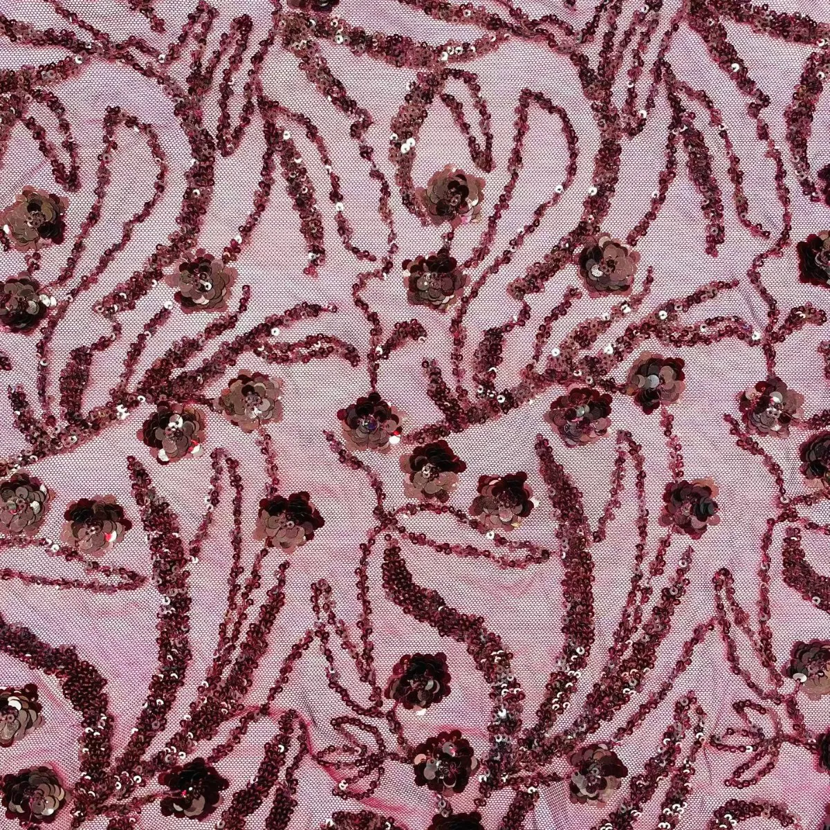 three dimensional rosette like sequin flower fabric three dimensional rosette like sequin flower fabric