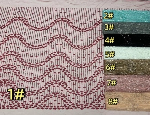 beaded flower striped sequin beading color chart