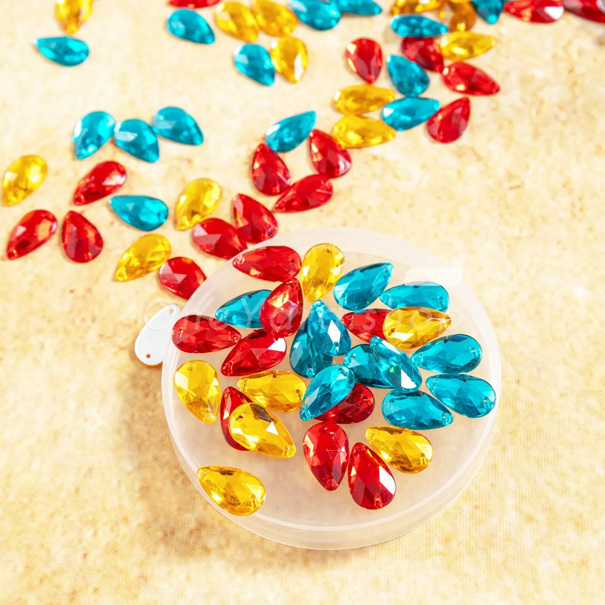 faceted on the front with a silver mirror backing acrylic crystals faceted on the front with a silver mirror backing acrylic crystals