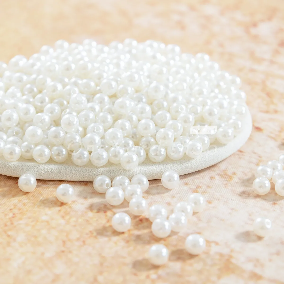 ivory acrylic spherical center hole imitation pearl ivory acrylic spherical center hole imitation pearl