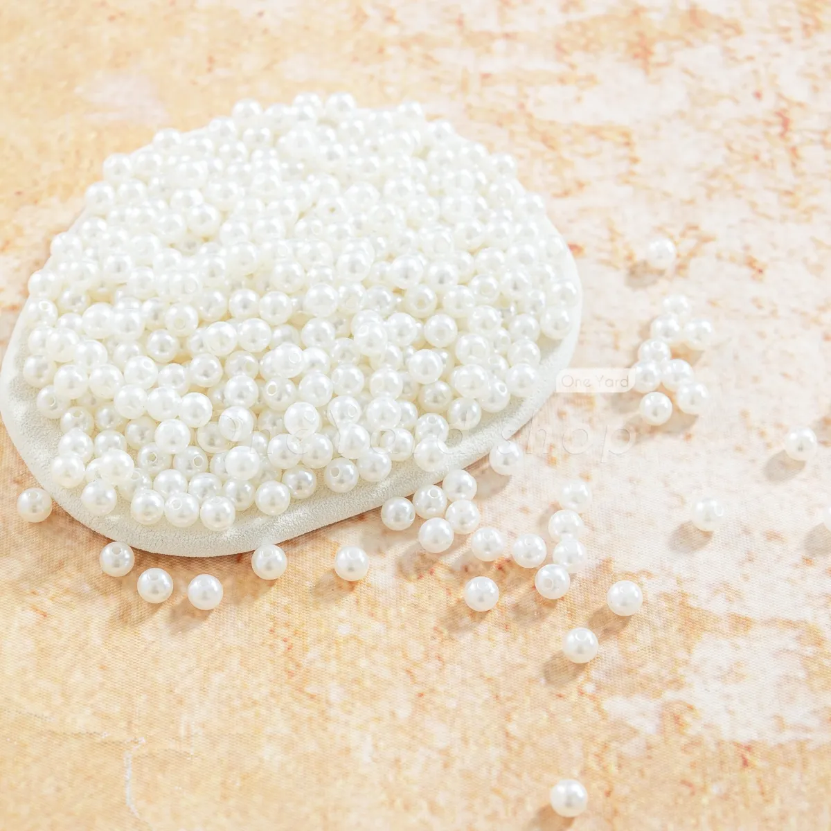 ivory acrylic spherical imitation pearl ivory acrylic spherical imitation pearl