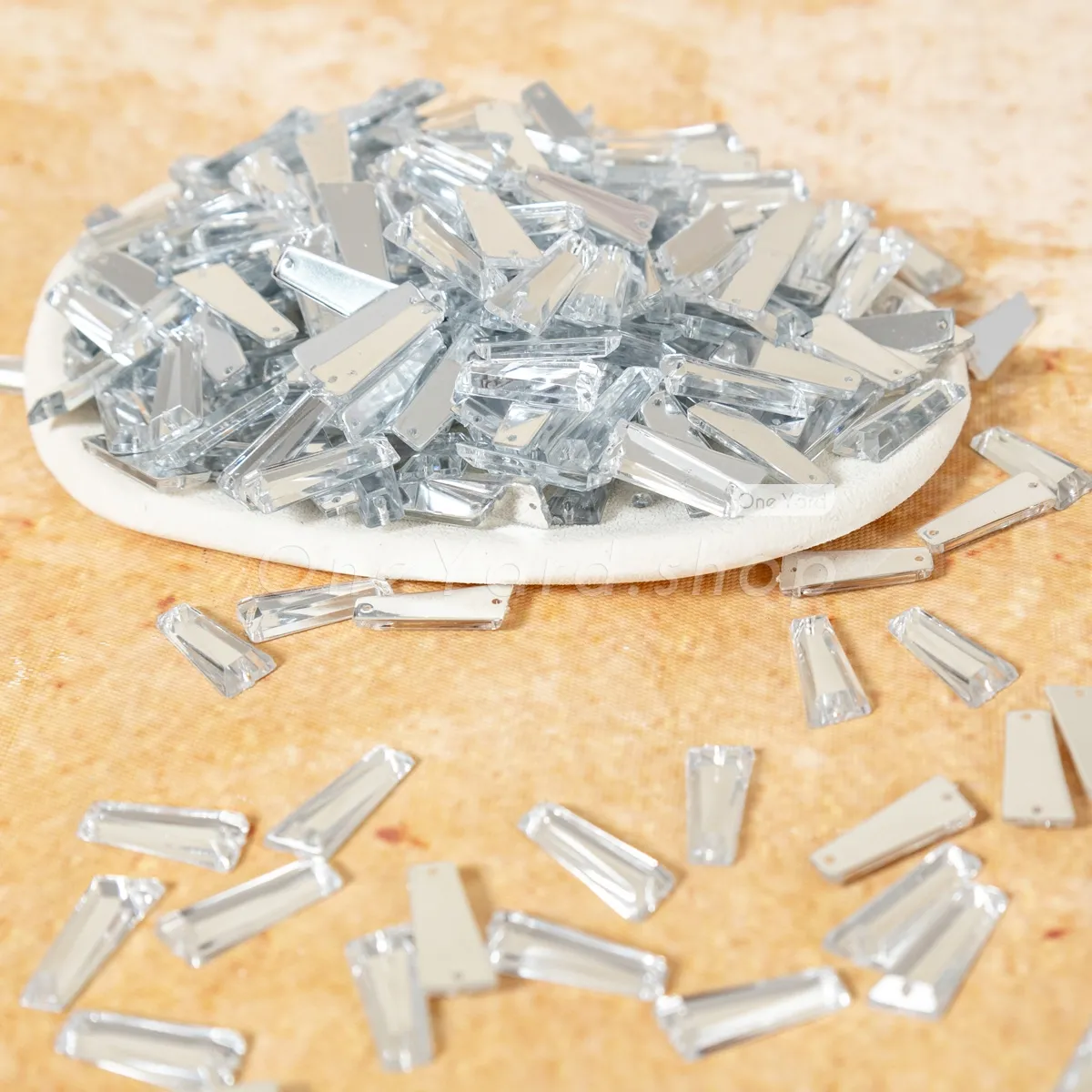 sparkly baguette clear acrylic sew on gemstone embellishments sparkly baguette clear acrylic sew on gemstone embellishments