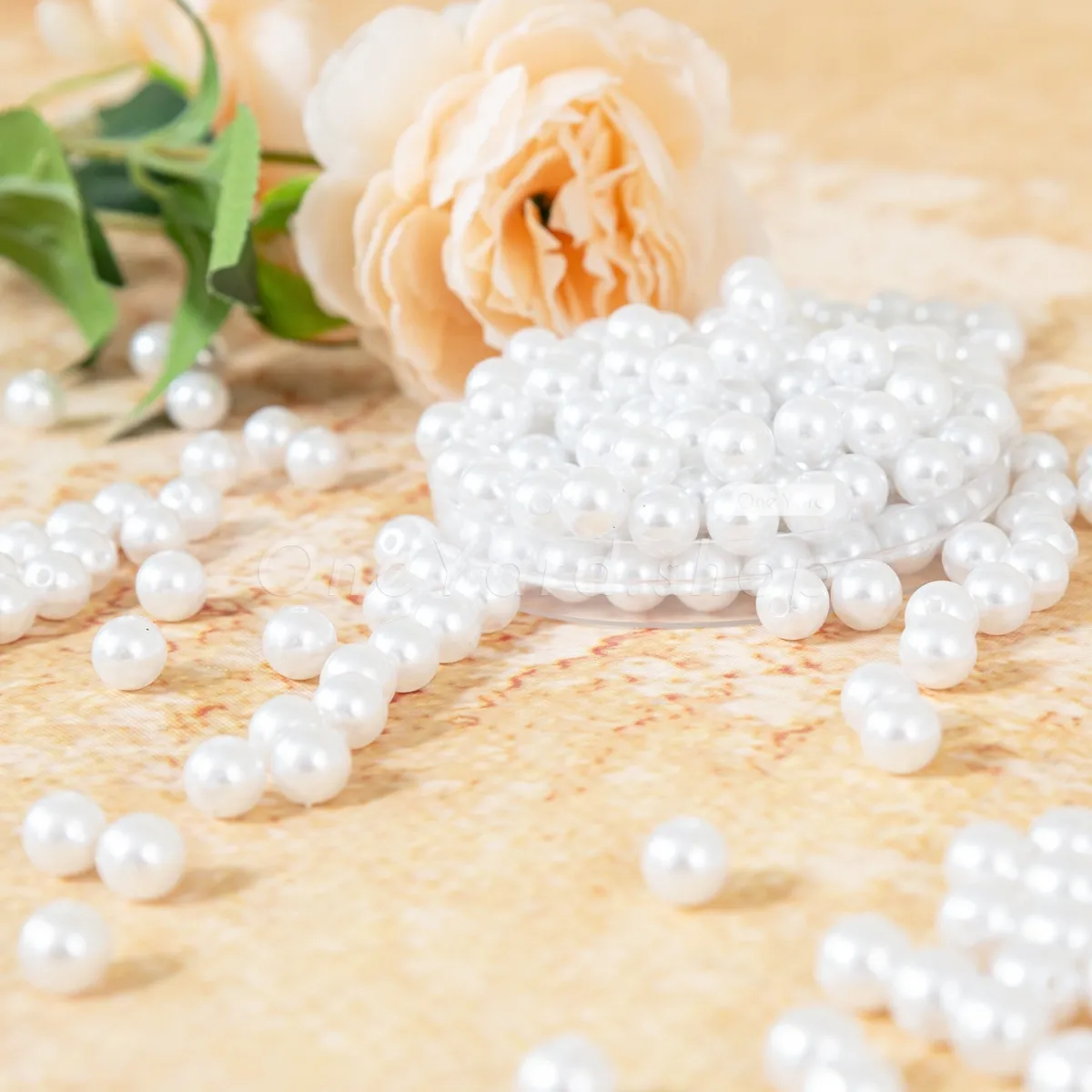 lustrous white acrylic faux pearls lustrous white acrylic faux pearls