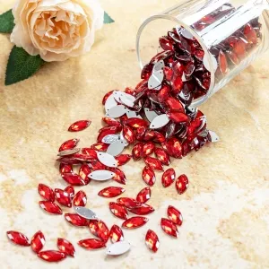 lightweight dark red horse eye acrylic stones