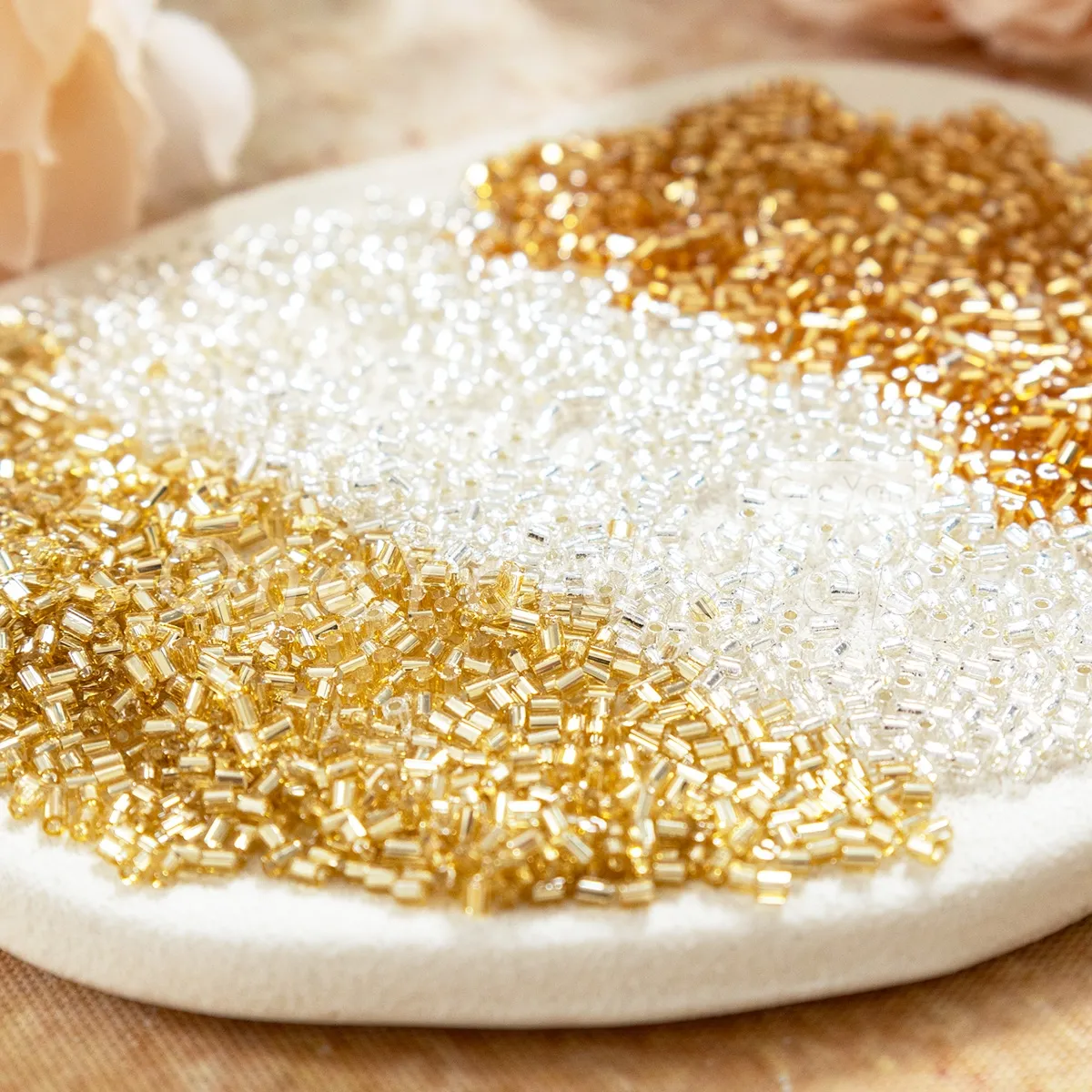 glossy 2mm metallic plastic bugle beads glossy 2mm metallic plastic bugle beads