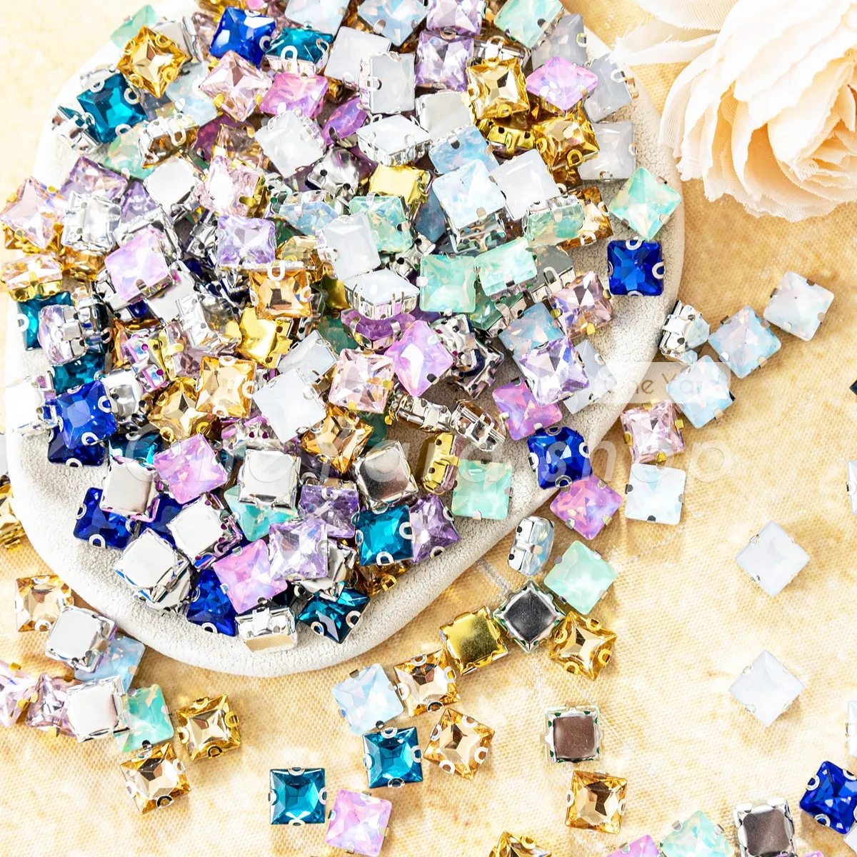 premium square sew on glass crystal rhinestones premium square sew on glass crystal rhinestones