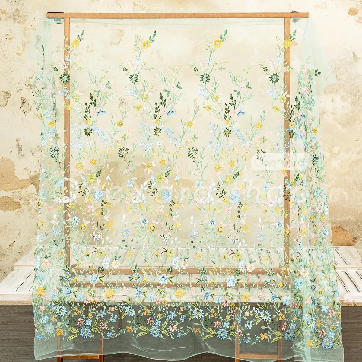fresh and romantic mint green tulle lace fabric fresh and romantic mint green tulle lace fabric