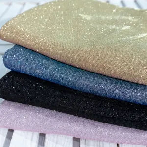 iridescent metallic glitter fabric