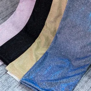stretch glitter lurex fabric for special occasion dresses