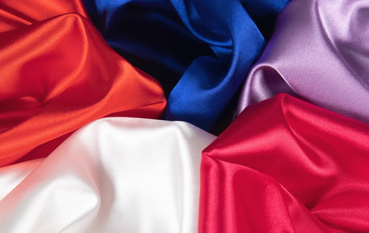slightly stretch cheap satin fabric