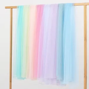 ethereal soft hexagon mesh tulle fabric