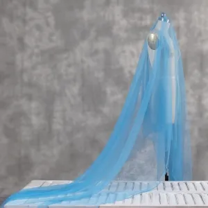 very dense and sheer soft tulle fabric