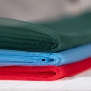 very soft lightweight and dense sheer mesh material