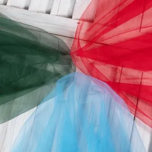 very soft lightweight sheer tulle fabric for sale by the yard