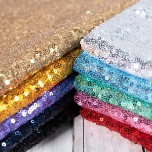 metallic sequin fabric for dance gowns