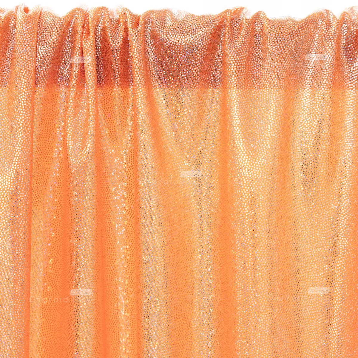orange lame fabric orange wedding background decor