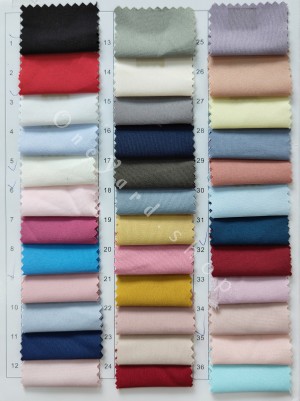 monolayer linen fabric color chart