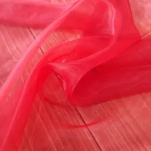 soft thin sheer and smooth 2040 organza fabric