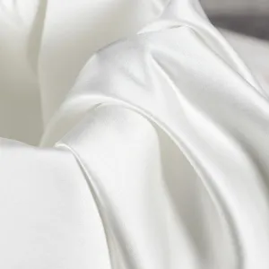 delicate bridal thick satin fabric