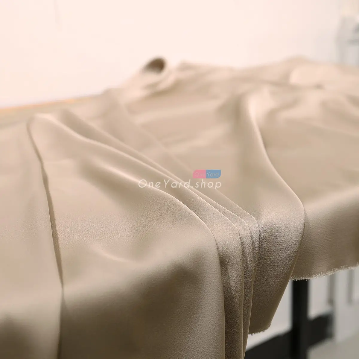fake glossy acetate satin fabric