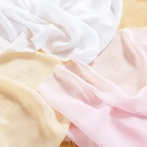 ultra soft fluffy chiffon for overlays on wedding gowns