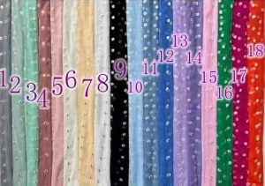 chrysanthemum flowers print tulle fabric color chart