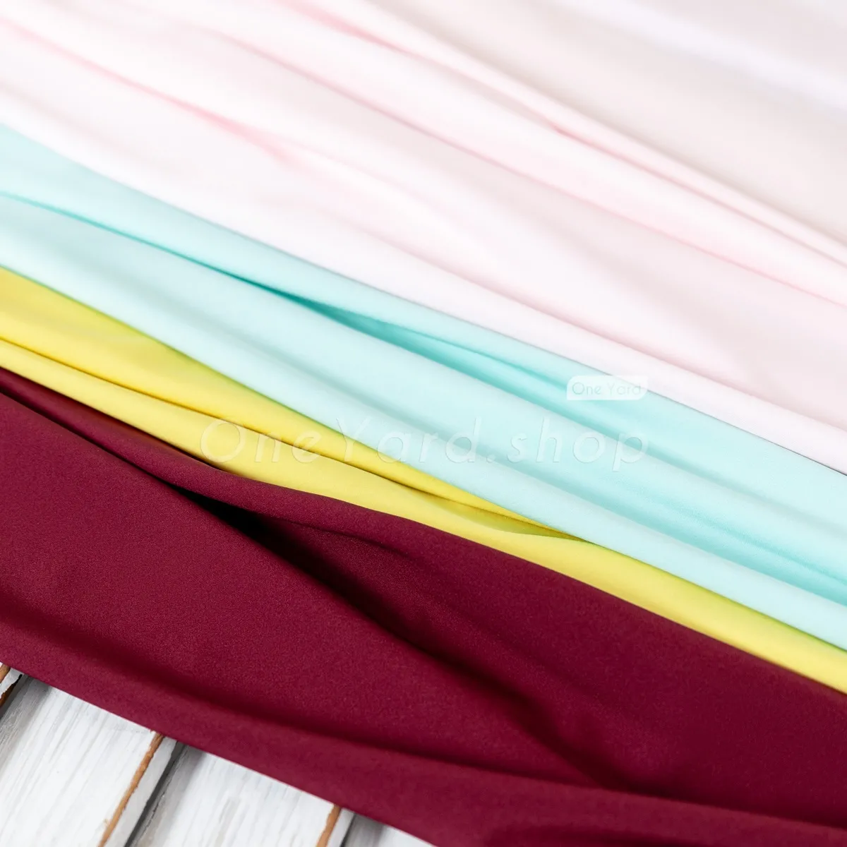 Singleknit FDY Fashion Spandex Fabric by the Yard OneYard