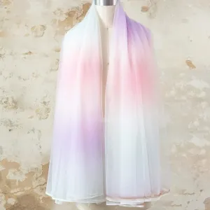 dreamy colorful ombre soft lightweight illusion tulle fabric
