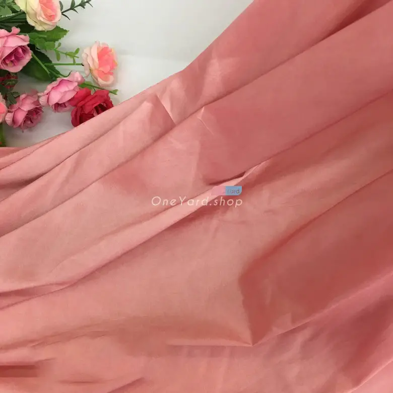 crisp and wrinkle free 230T taffeta fabric by the yard