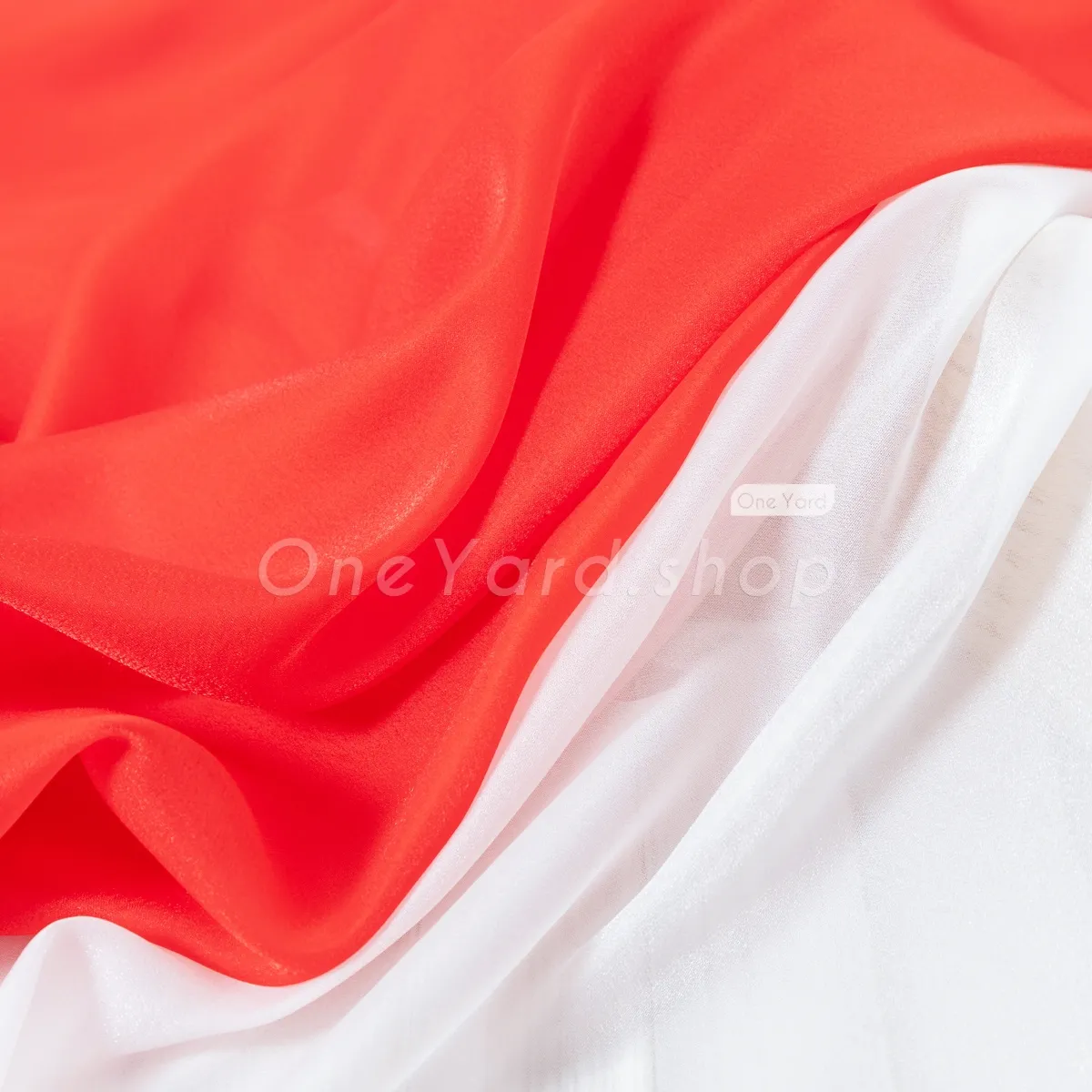 shimmering good drape organza materials