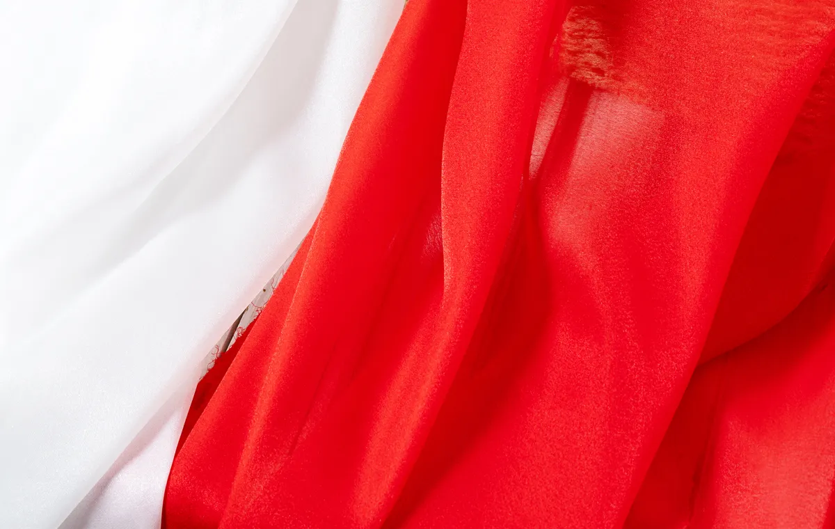 shimmering good drape organza