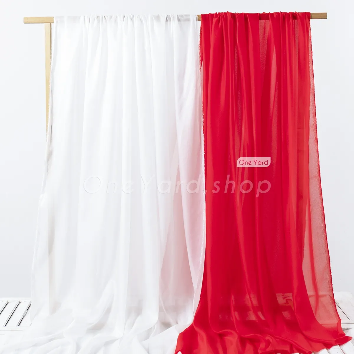shimmering soft sheer good drape organza fabric