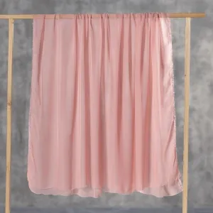 extra sheer lightweight flowy peach chiffon fabric