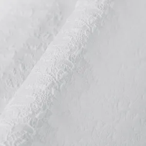 exquisite ivory jacquard bridal lace fabric for dresses