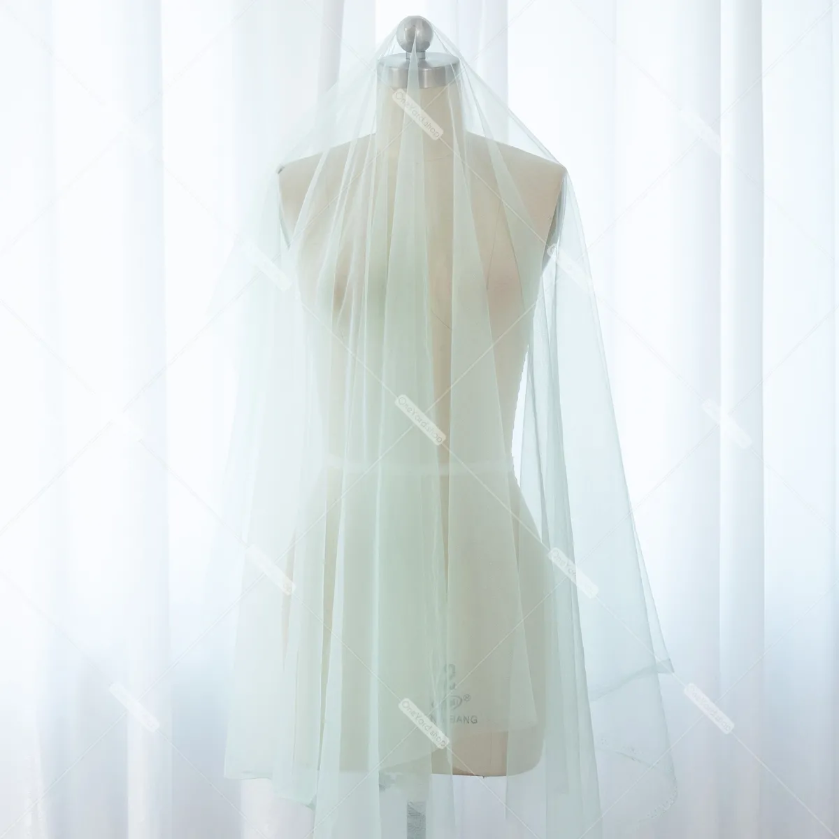 Mint Color Dense Mesh Smooth and Soft Tulle Fabric - OneYard