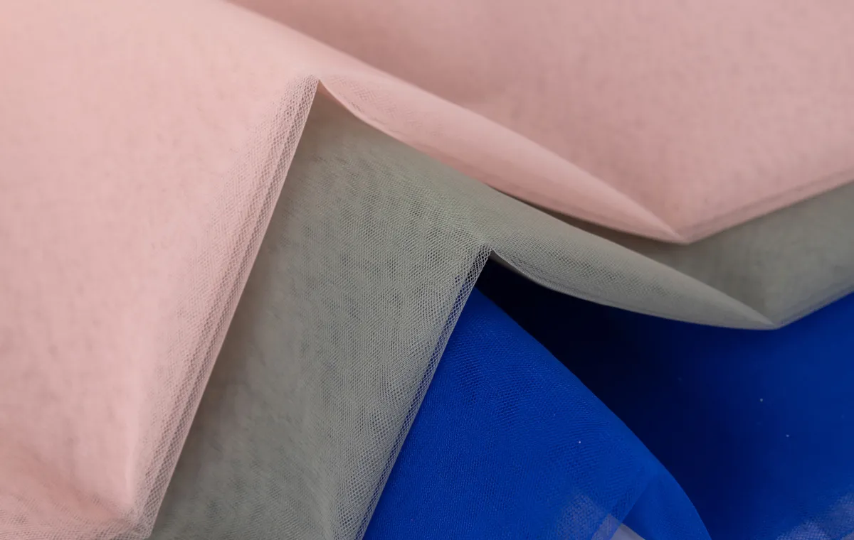 starched stiff mesh tulle