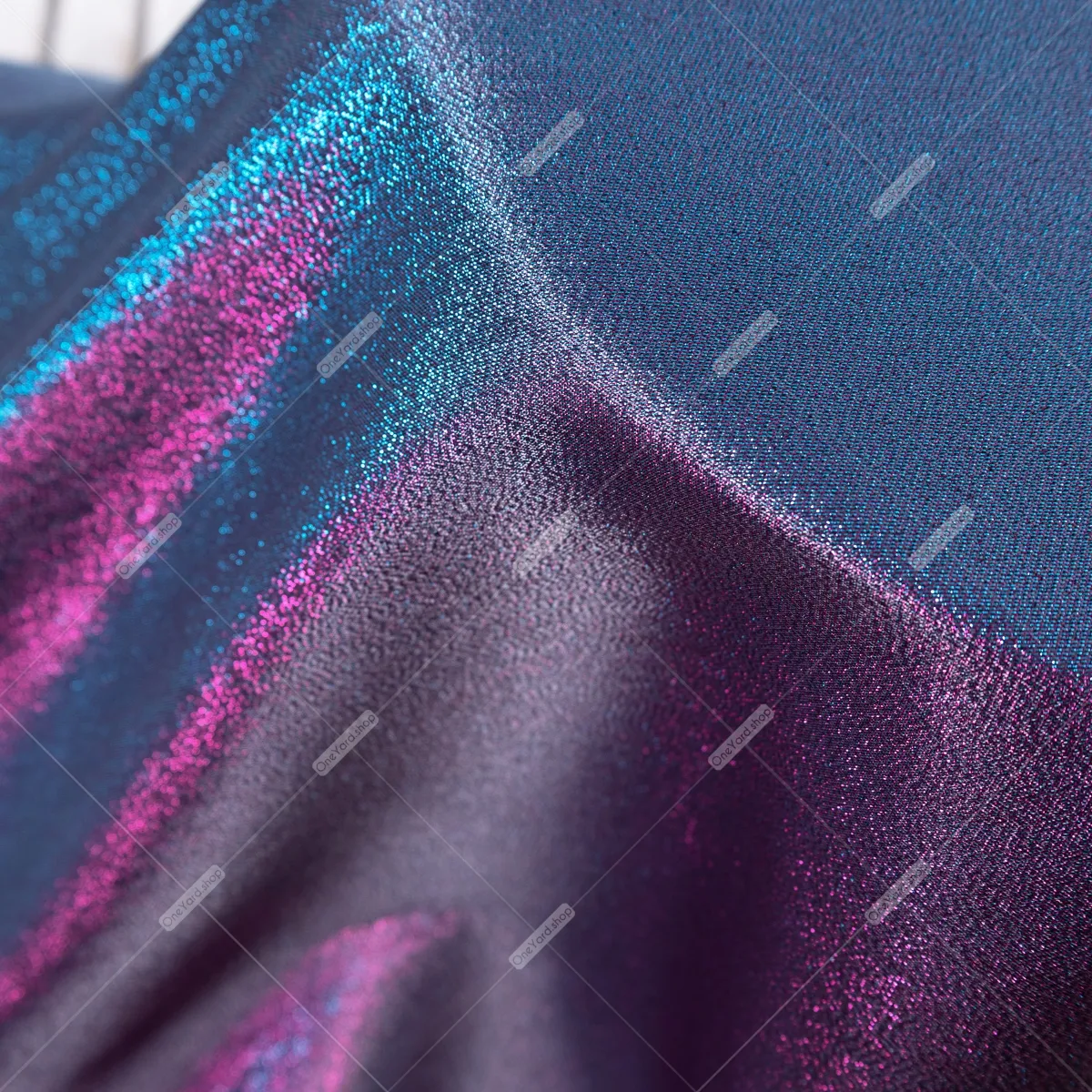 peacock blue and magenta iridescent lurex fabric for prom dress peacock blue and magenta iridescent lurex fabric for prom dress