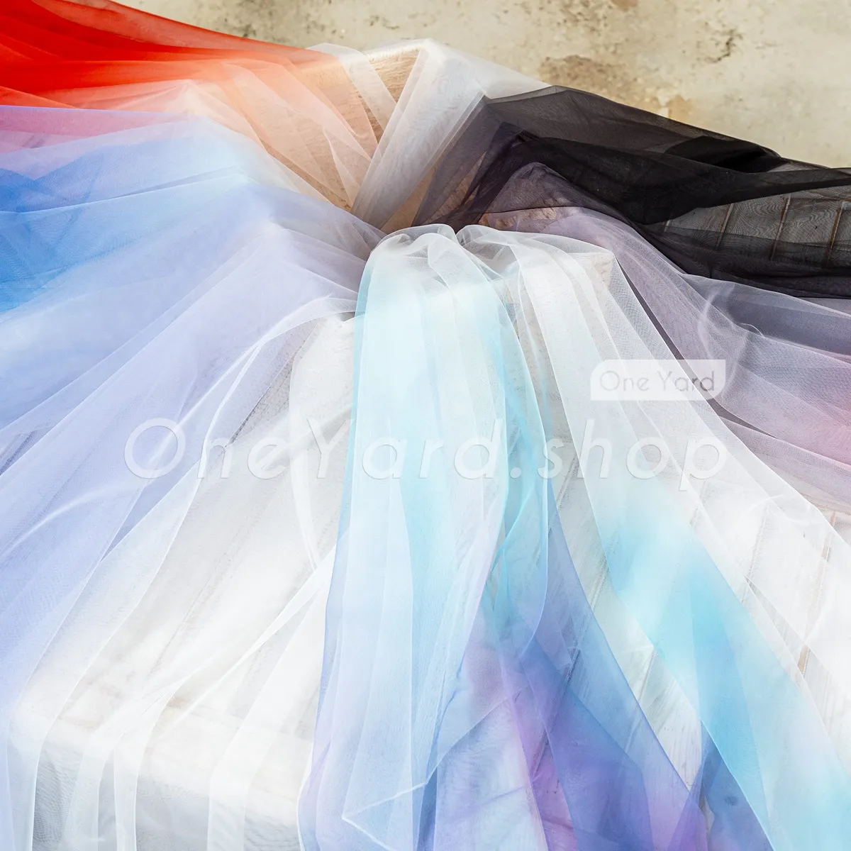 gradient ombre soft sheer tulle fabric by the yard gradient ombre soft sheer tulle fabric by the yard
