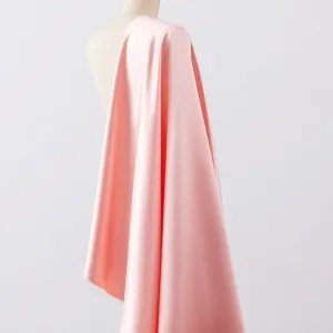 soft pink supple glossy satin formal gown fabric