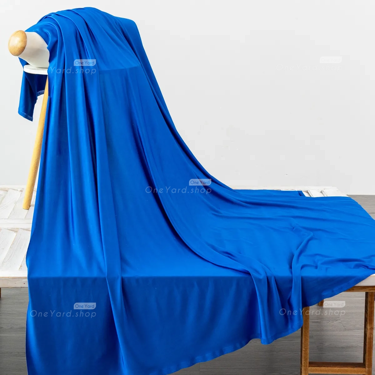 smooth royal blue 4 way stretch jersey knit fabric smooth royal blue 4 way stretch jersey knit fabric