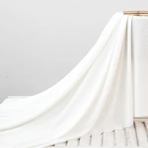 ivory thickened tangled yarn fabric