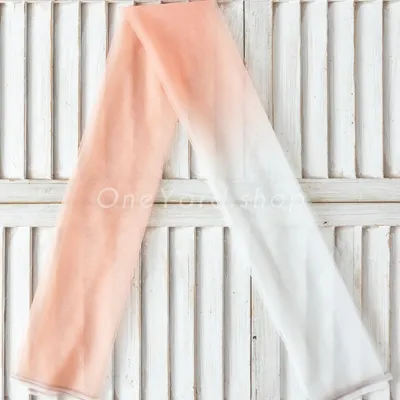 White & Peach