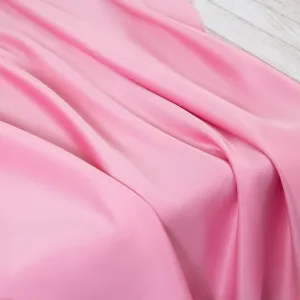 feminine pink soft satin fabric for dresses