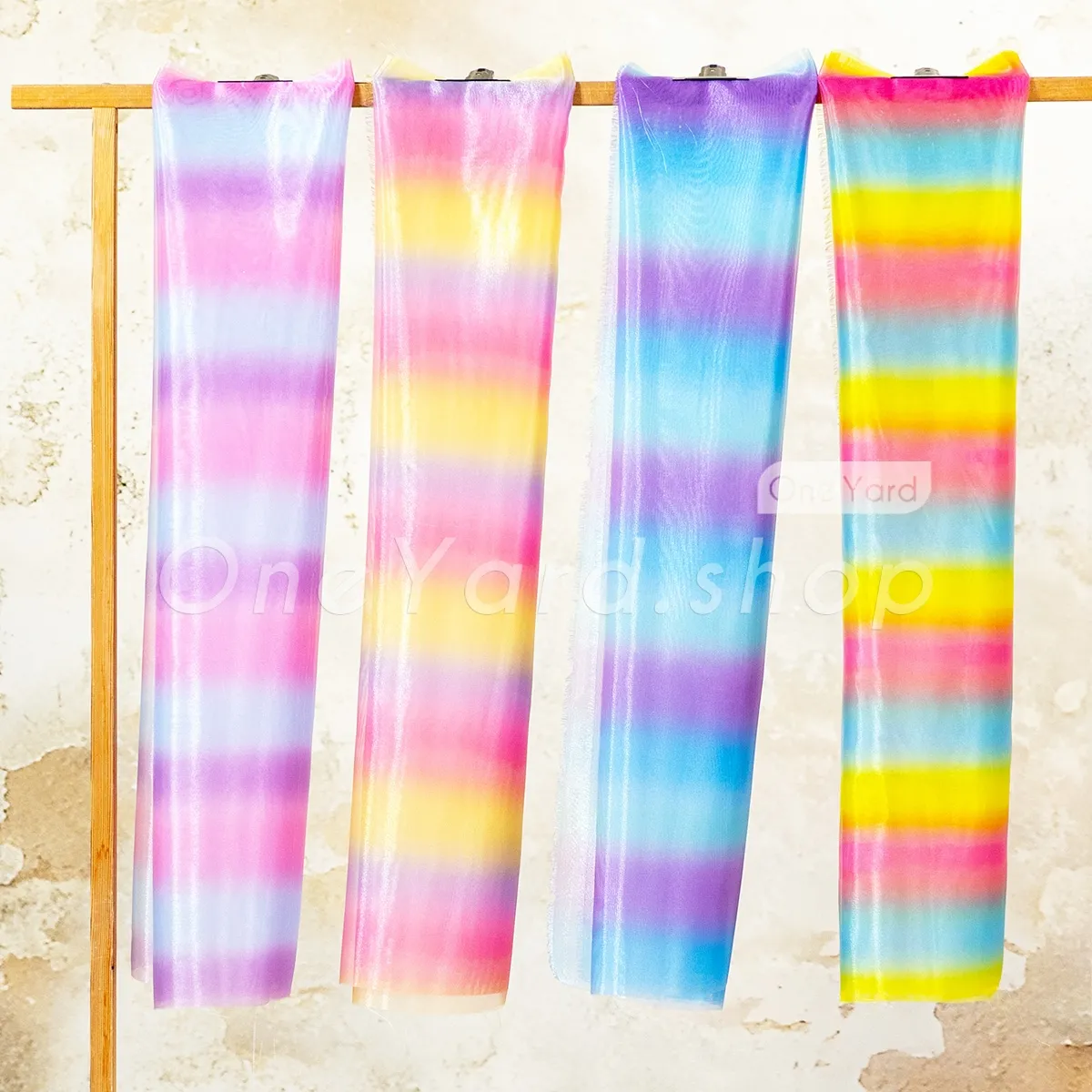 seamless gradient organza fabric