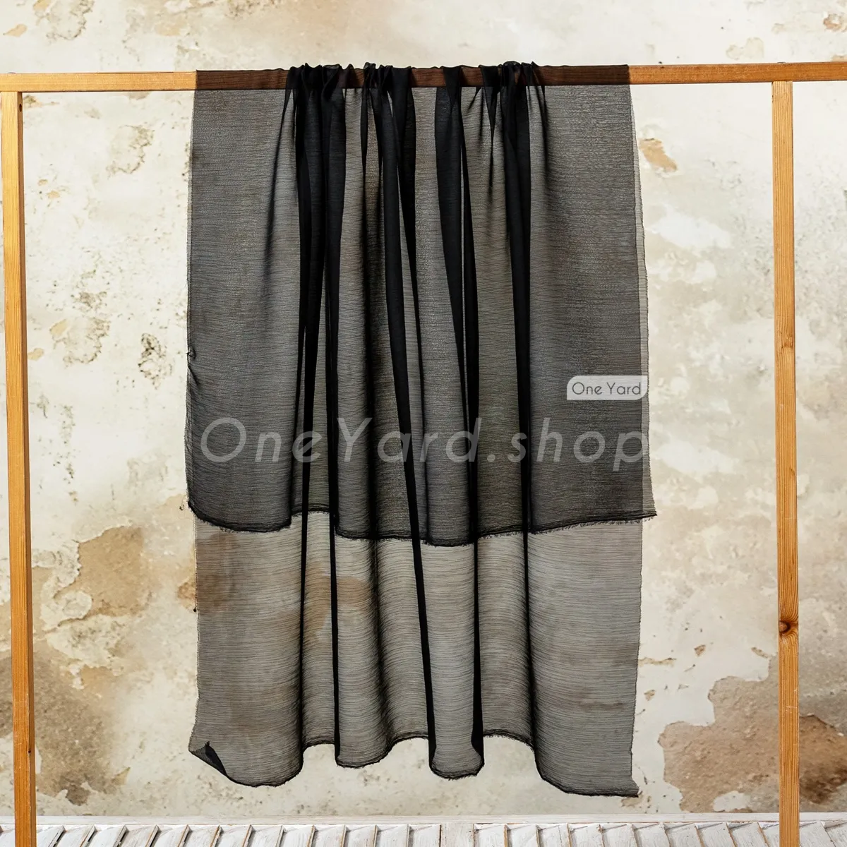 flowing sheer black wrinkled chiffon crepe flowing sheer black wrinkled chiffon crepe