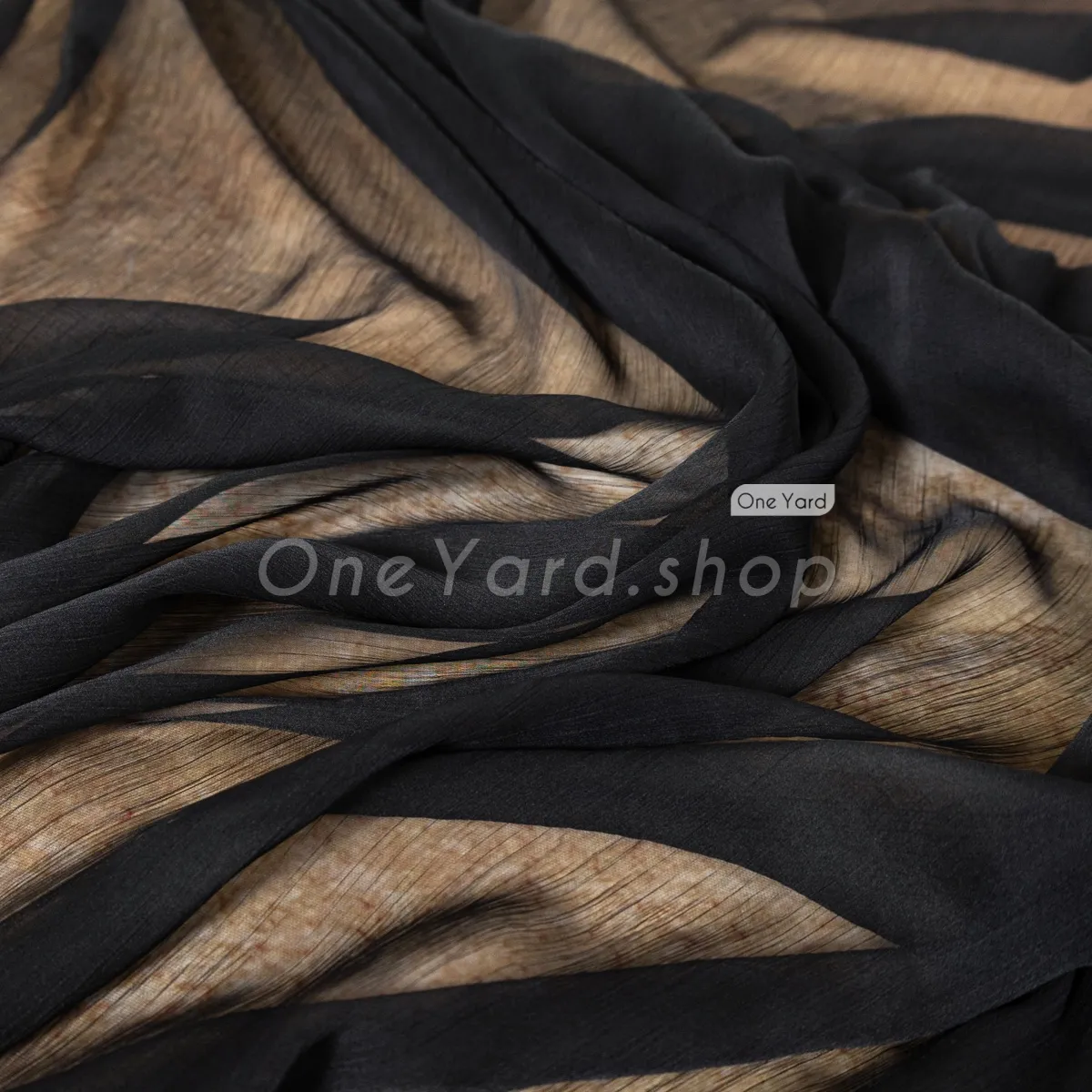 wrinkled black crepe chiffon fabric wrinkled black crepe chiffon fabric