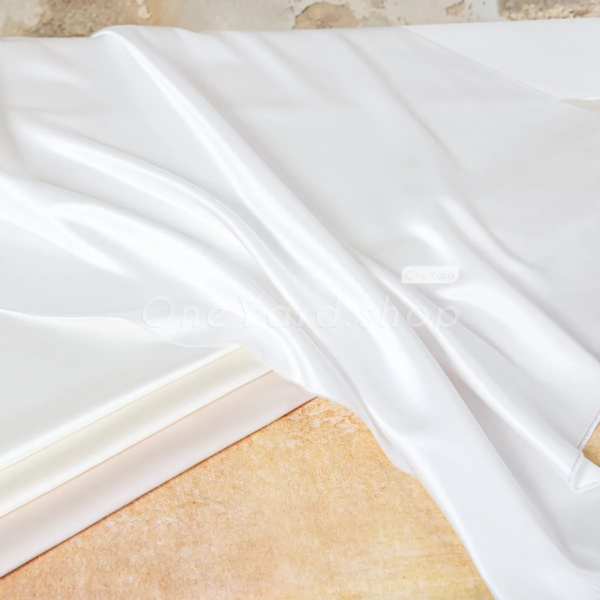 medium to heavy weight bridal satin fabric