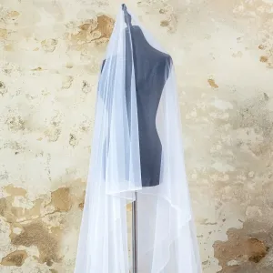 premium pure white soft smooth swiss tulle fabric